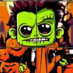 Franky at Vampire Halloween Puzzle