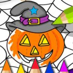 Laro ng Halloween Coloring Book