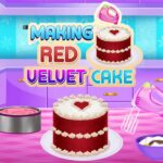 Gumagawa ng Red Velvet Cake