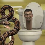 Pinapatay ng Python Snake ang Skibidi Toilet Backrooms